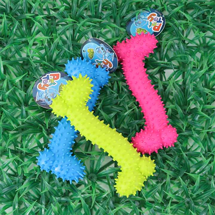 Pet Toy ของเล่นยางกัด สำหรับสัตว์เลี้ยง (สีน้ำเงิน) หรือ 11/31-3 สีน้ำเงิน ของเล่นสัตว์เลี้ยง TAOTAOPETS